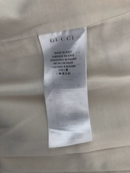 GUCCI Ivory Cotton Blend Short Blazer Jacket Small Tagged 38 - Picture 11 of 16